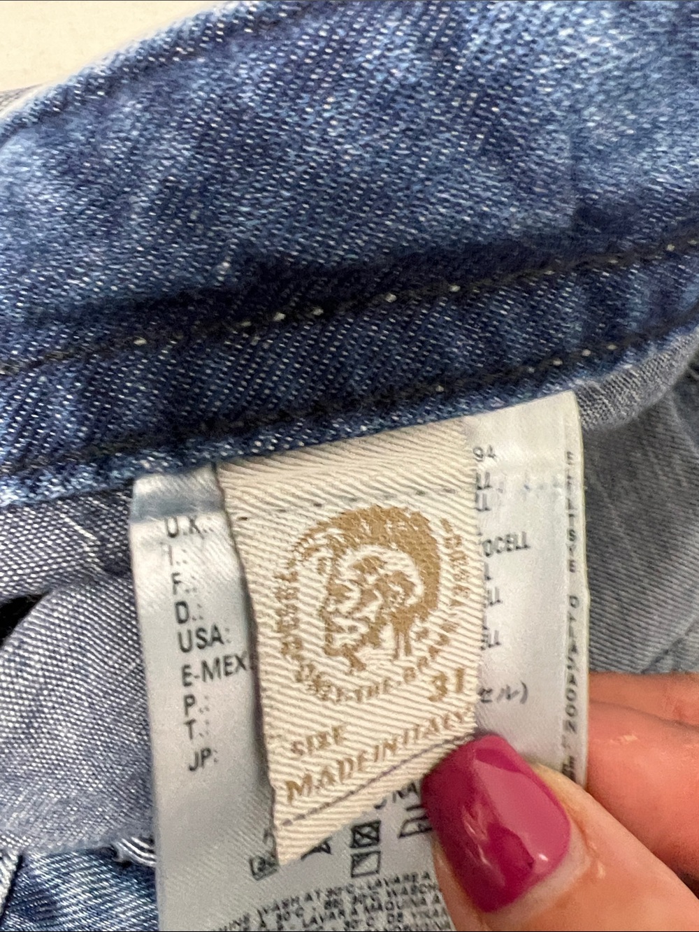 Diesel, Thavar Slim Skinny Distressed Jeans, 31 x 34 - Picture 14 of 16